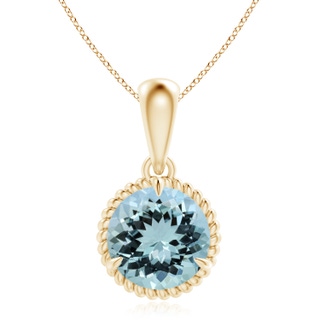 Round AA Aquamarine