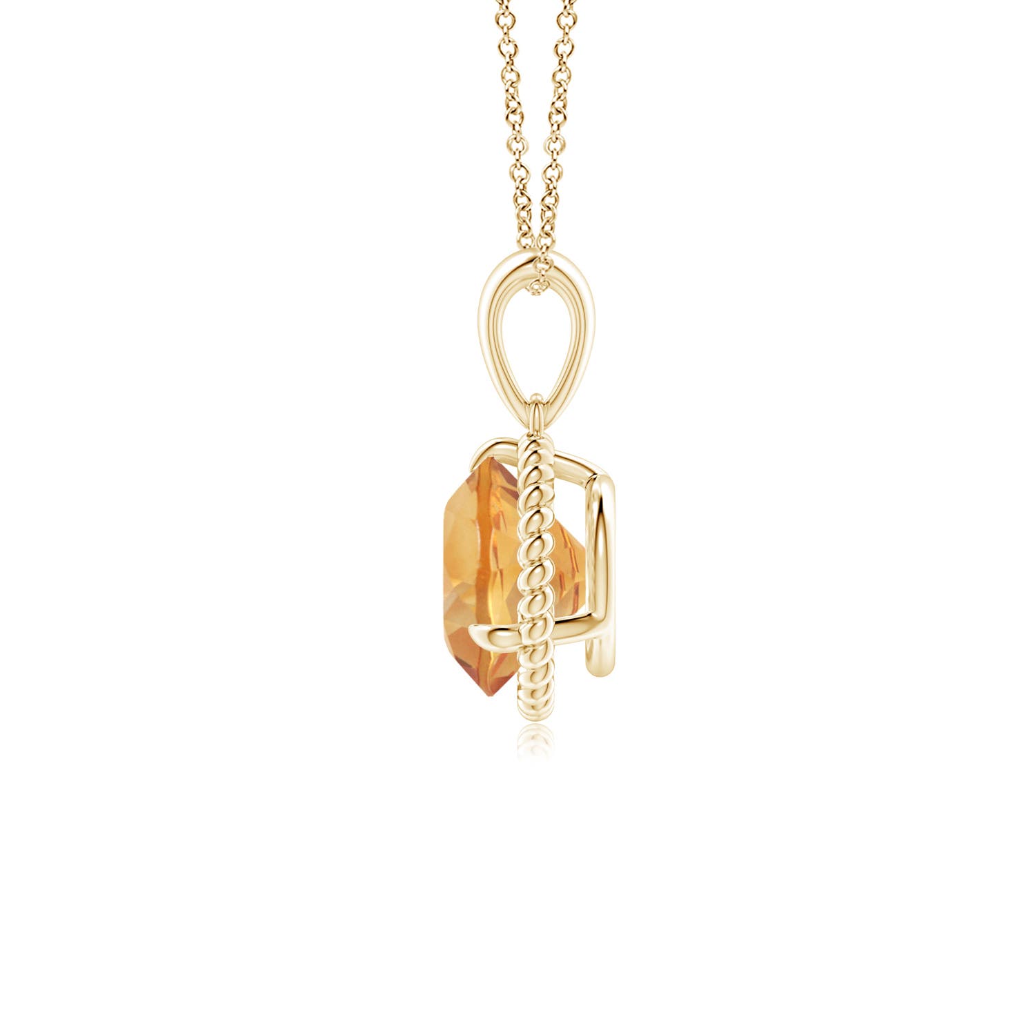 A - Citrine / 1.25 CT / 14 KT Yellow Gold