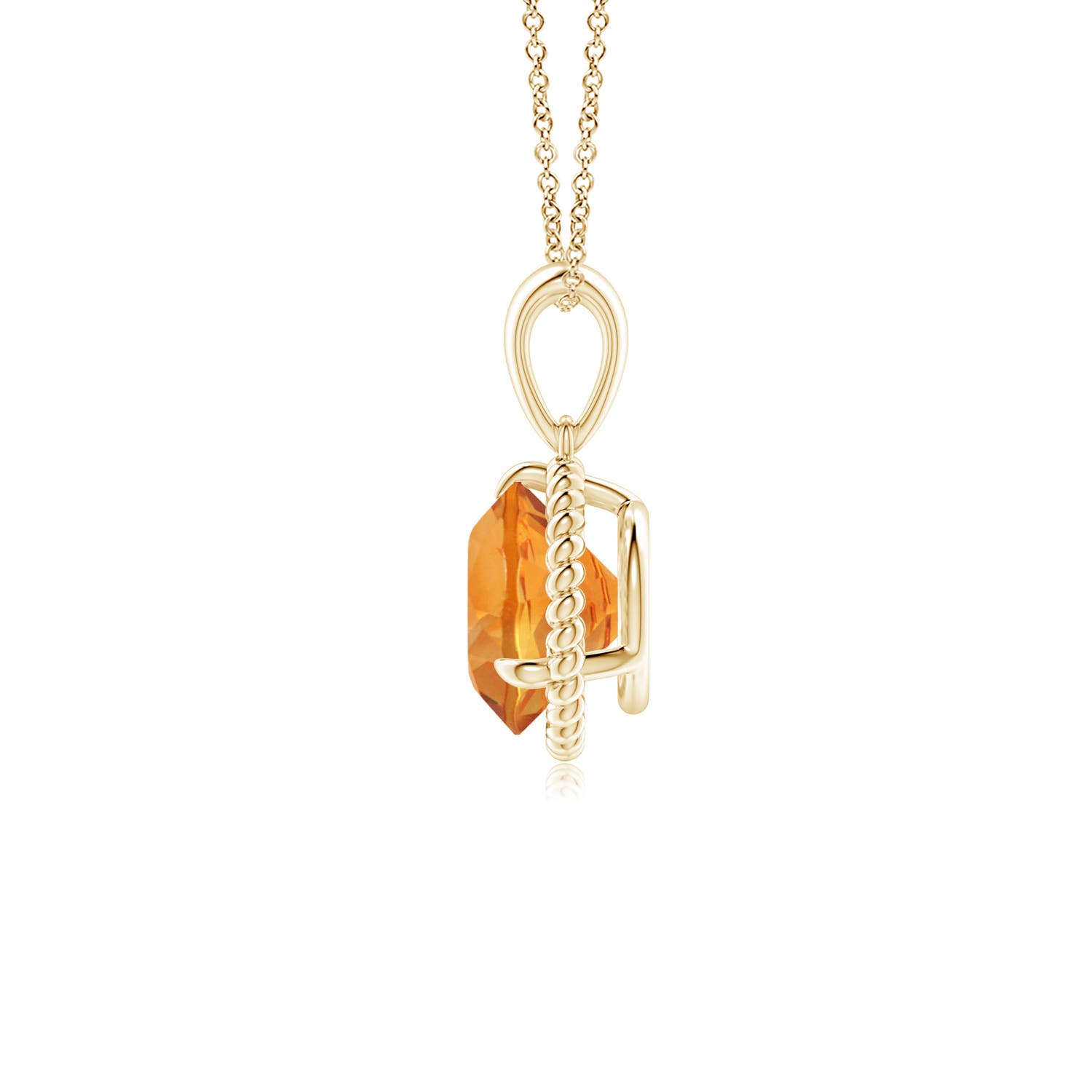 AAA - Citrine / 1.25 CT / 14 KT Yellow Gold