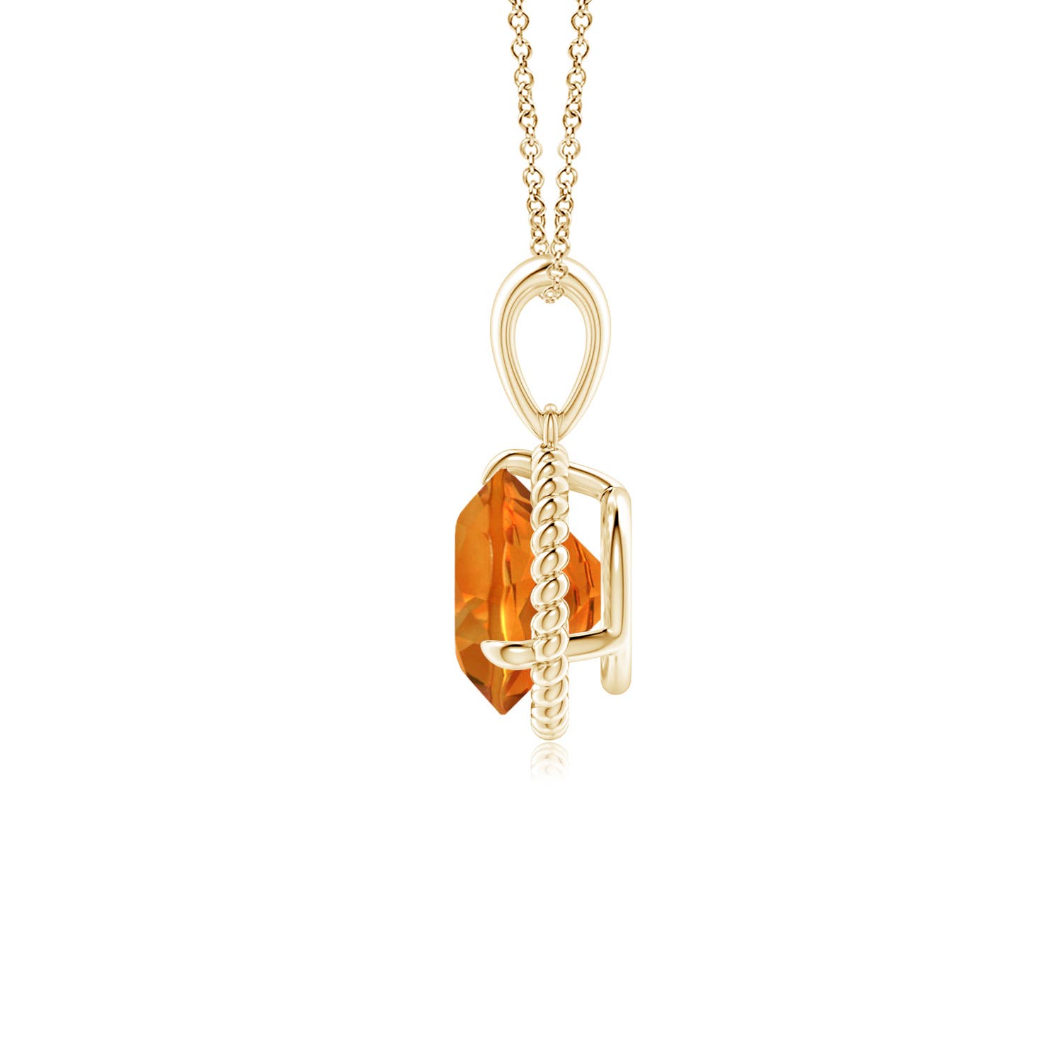 AAAA - Citrine / 1.25 CT / 14 KT Yellow Gold