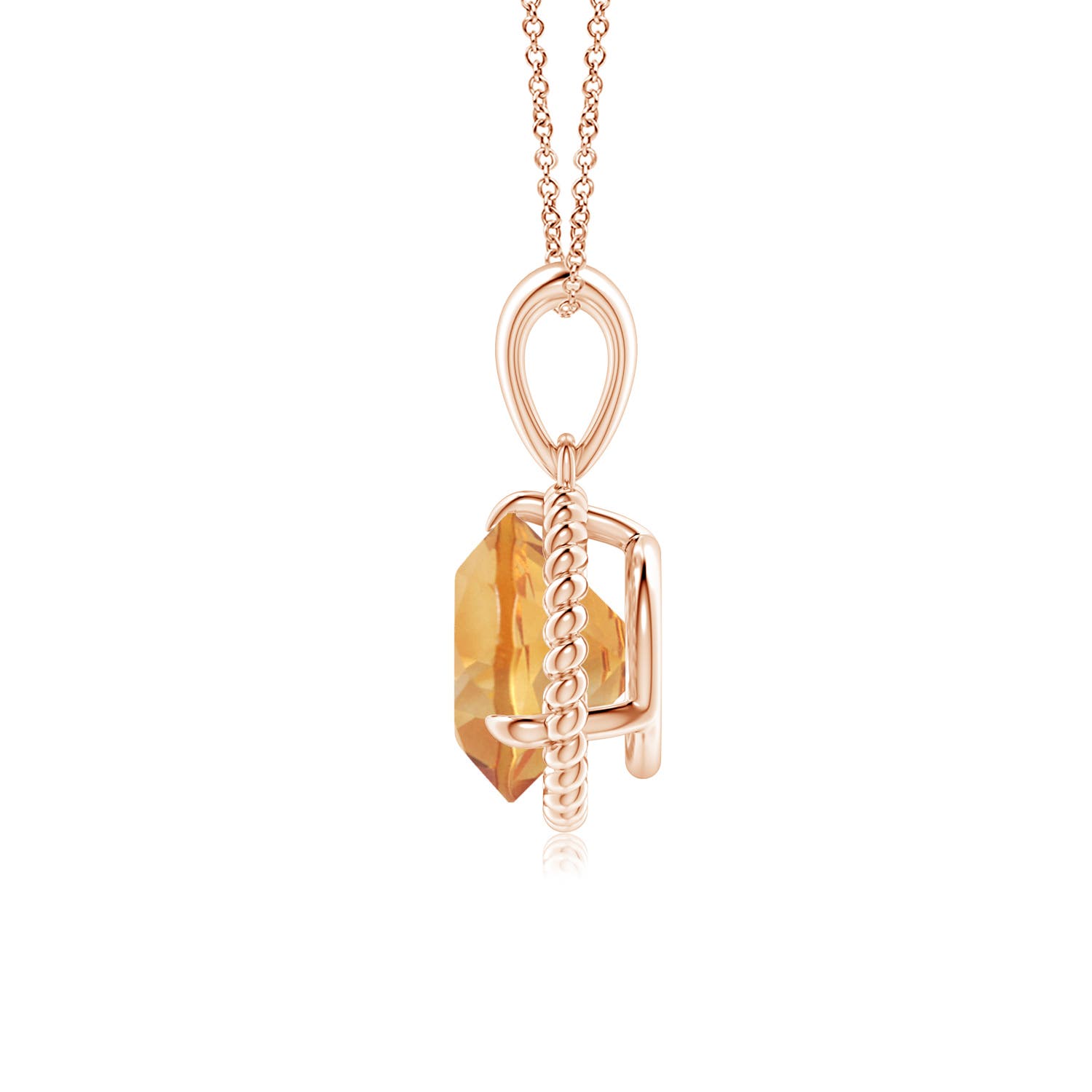 A - Citrine / 1.7 CT / 14 KT Rose Gold