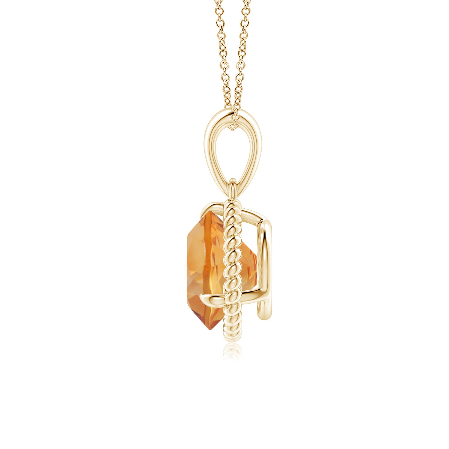 AA - Citrine / 1.7 CT / 14 KT Yellow Gold