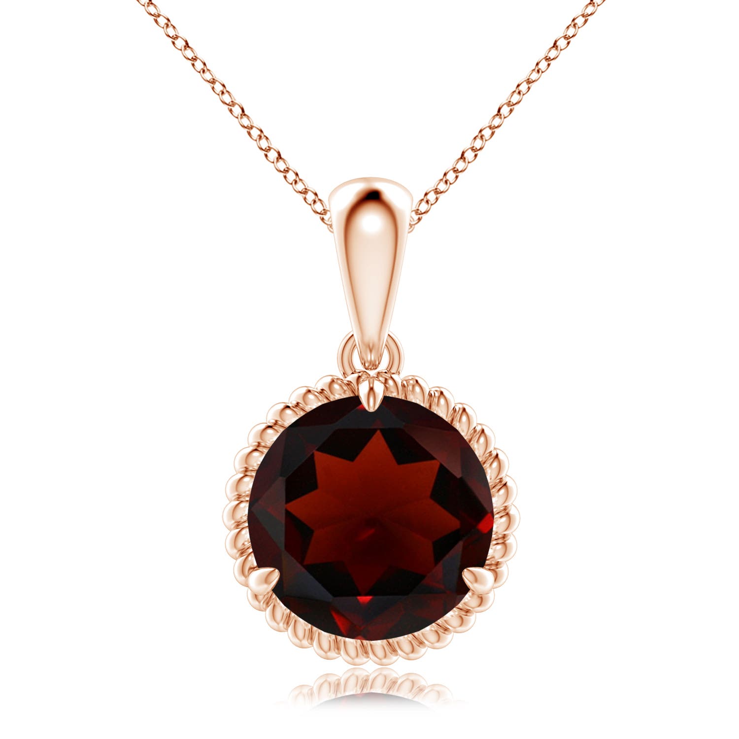 AA - Garnet / 4.5 CT / 14 KT Rose Gold