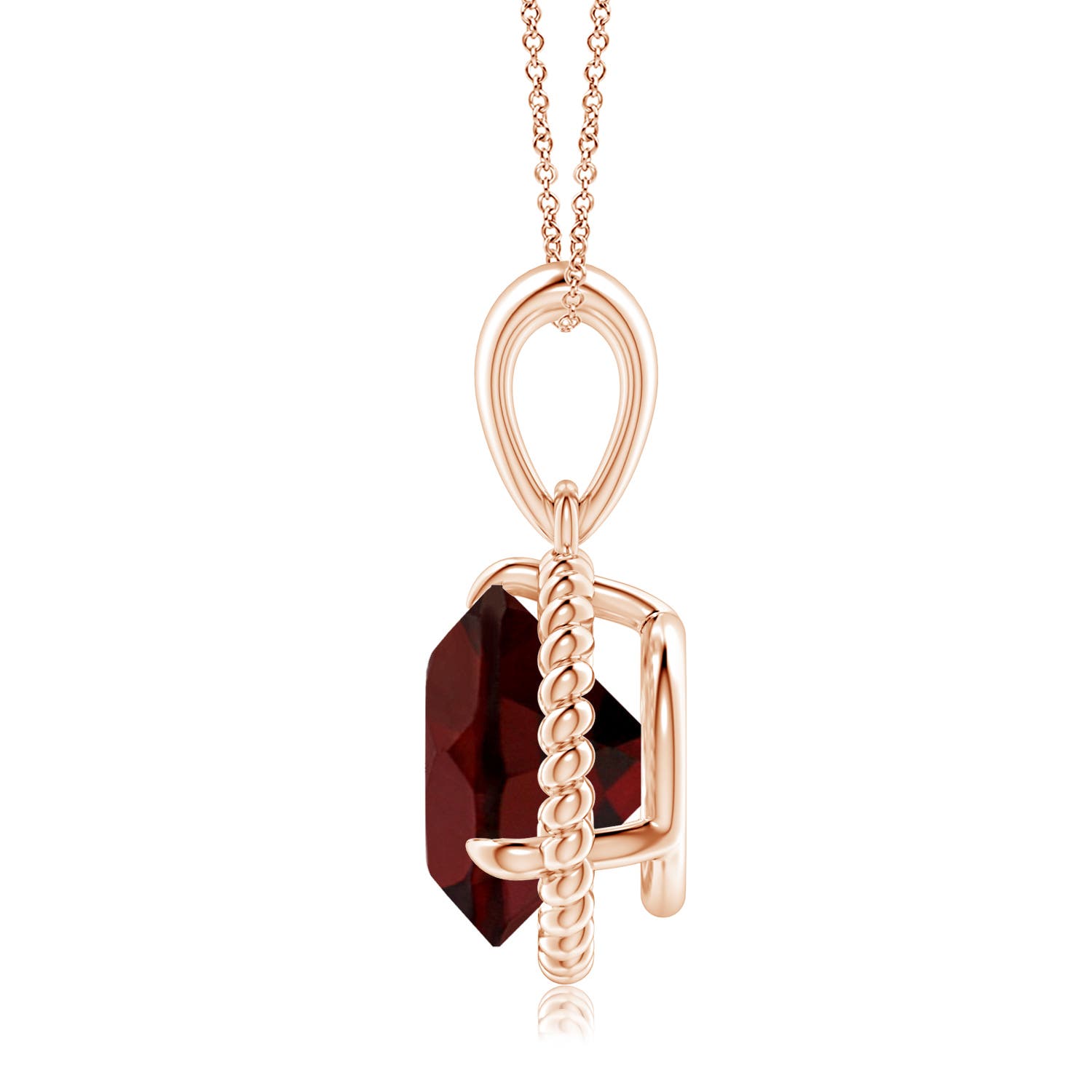 AA - Garnet / 4.5 CT / 14 KT Rose Gold