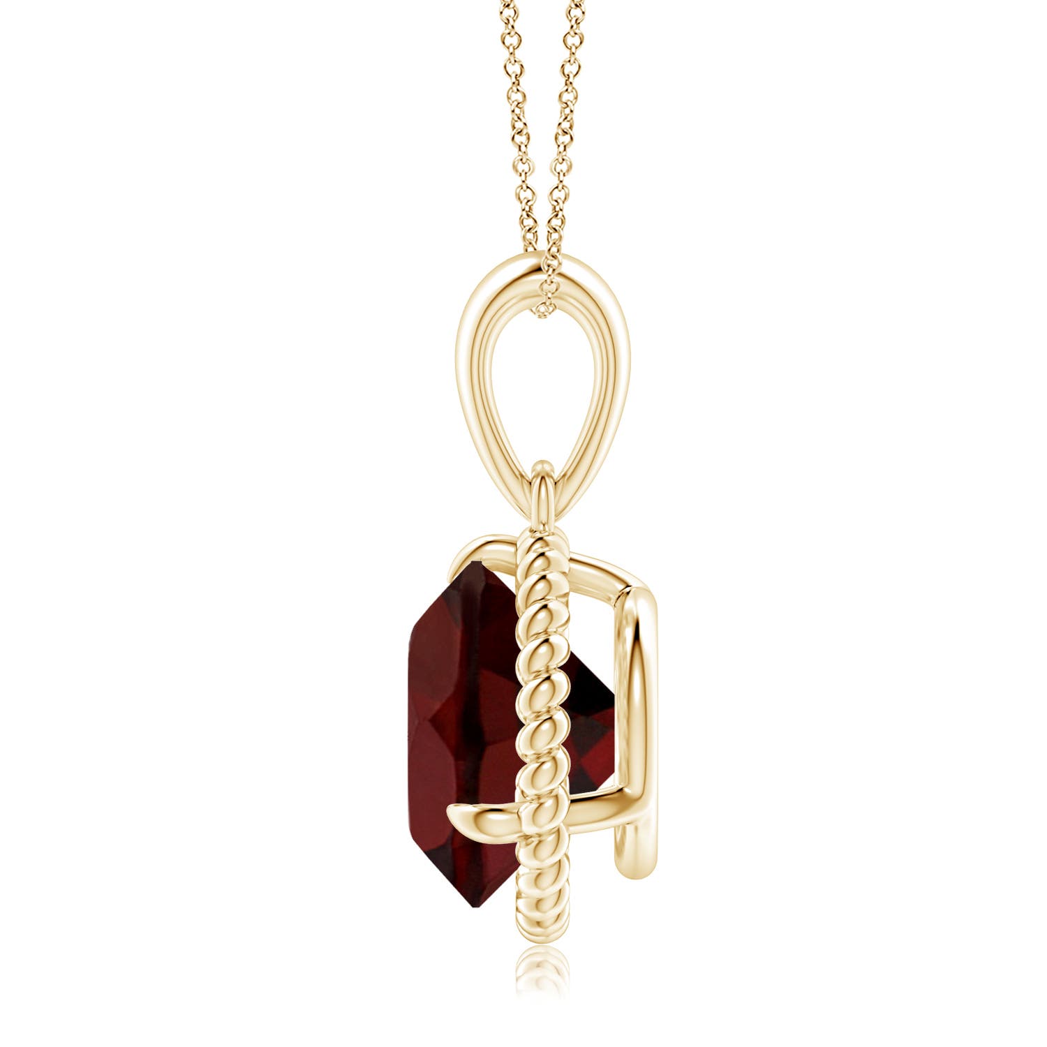 AA - Garnet / 4.5 CT / 14 KT Yellow Gold