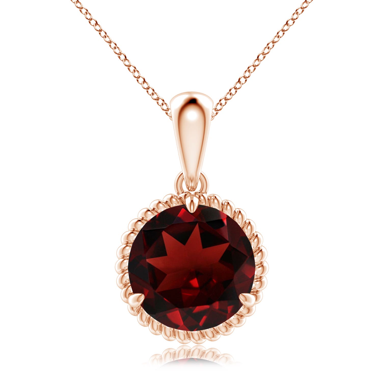 AAA - Garnet / 4.5 CT / 14 KT Rose Gold