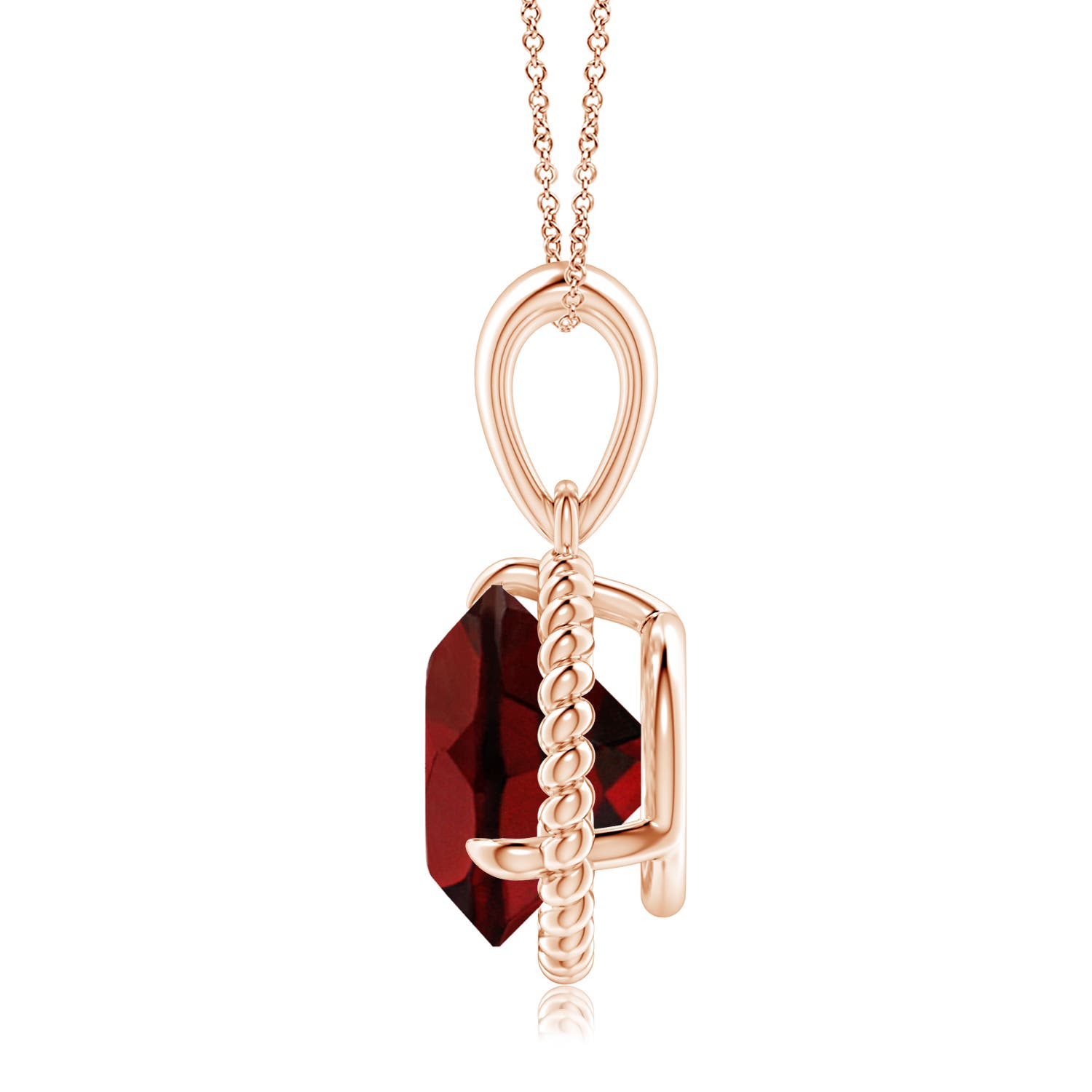 AAA - Garnet / 4.5 CT / 14 KT Rose Gold