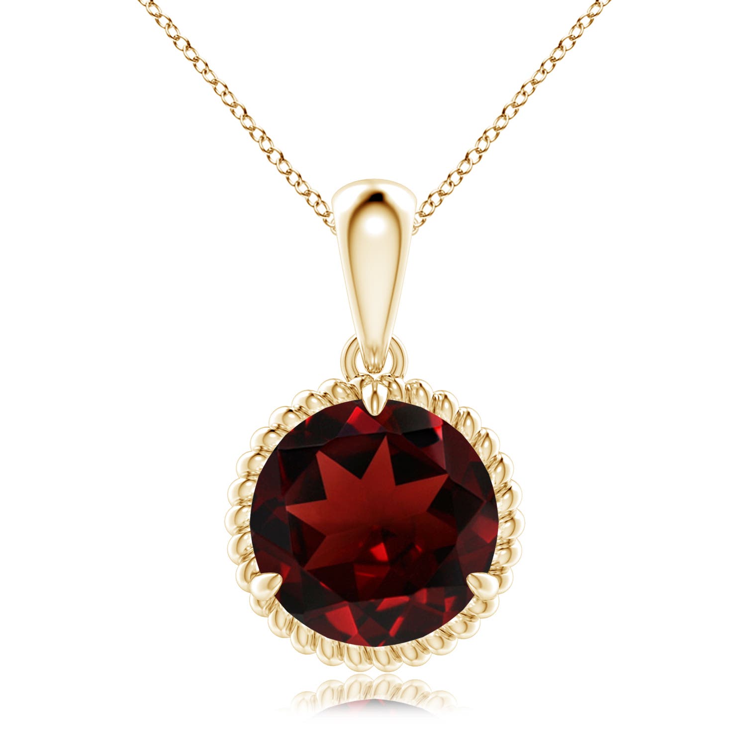 AAA - Garnet / 4.5 CT / 14 KT Yellow Gold