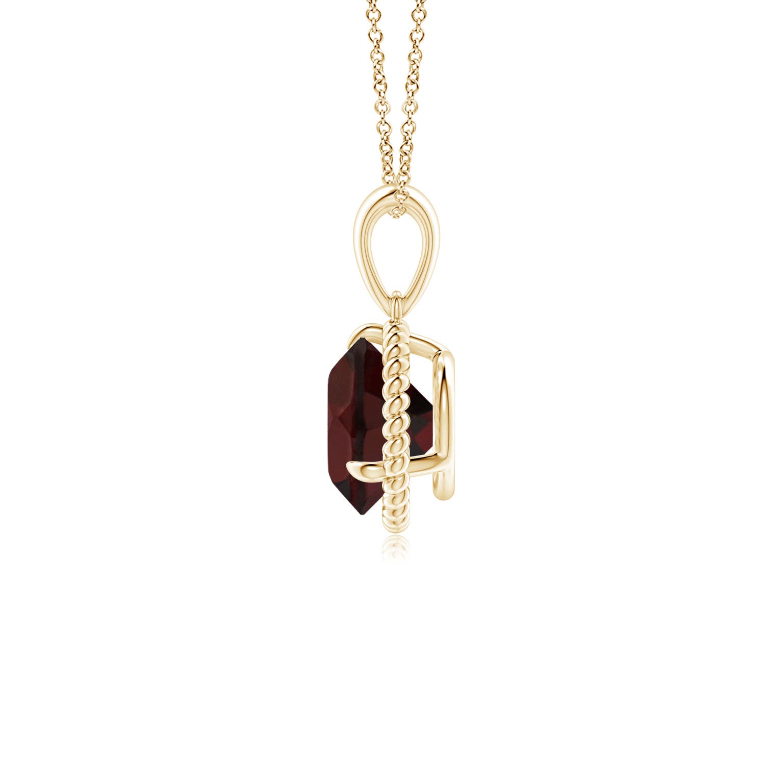 A - Garnet / 1.5 CT / 14 KT Yellow Gold