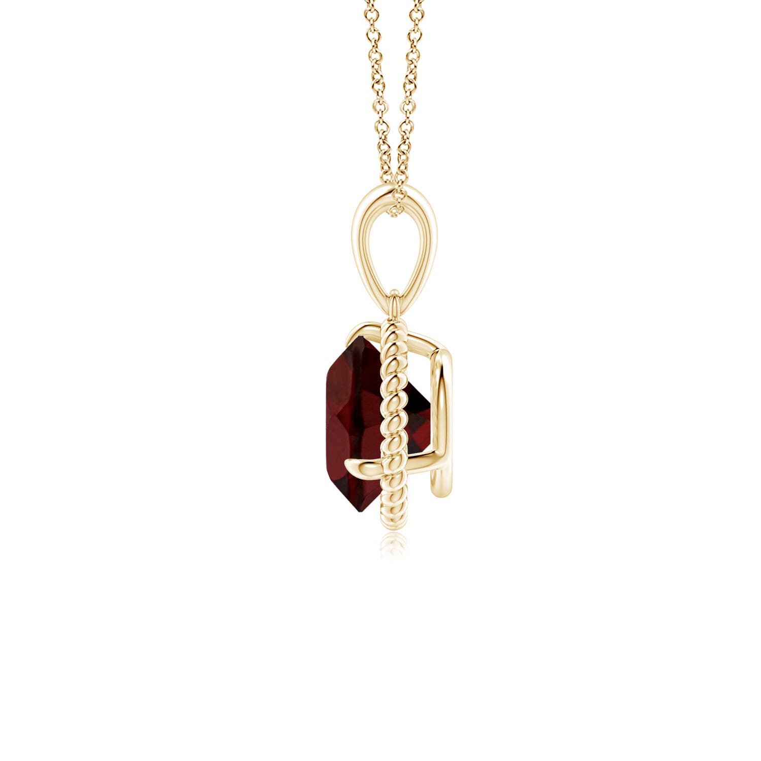 AA - Garnet / 1.5 CT / 14 KT Yellow Gold