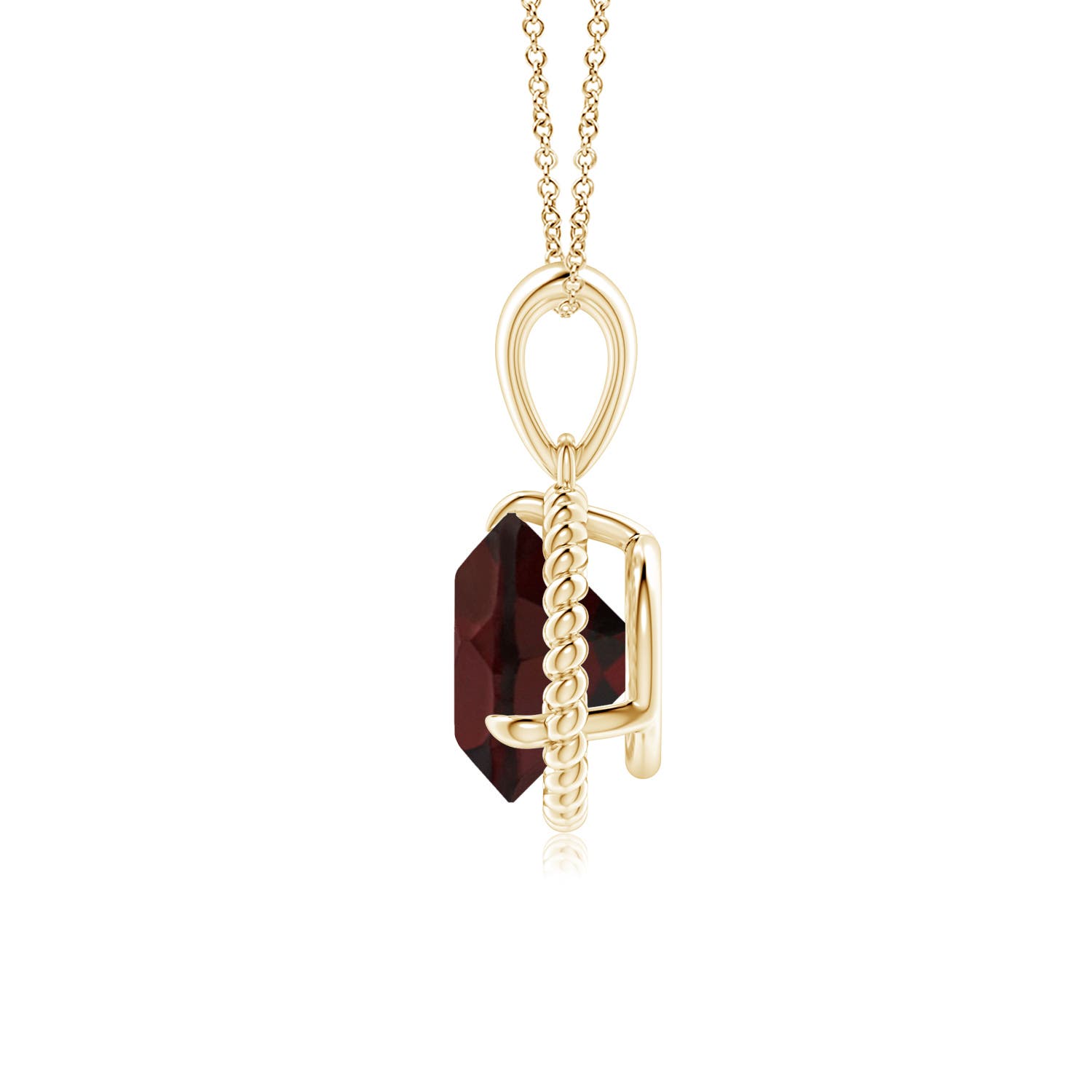 A - Garnet / 2.2 CT / 14 KT Yellow Gold