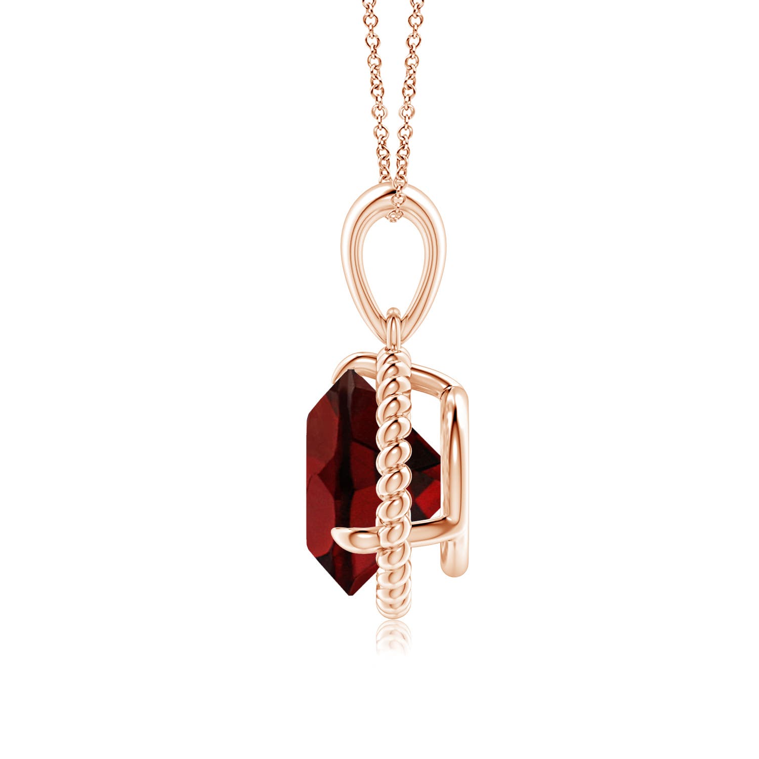 AAA - Garnet / 3.2 CT / 14 KT Rose Gold