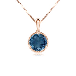 Round AA London Blue Topaz