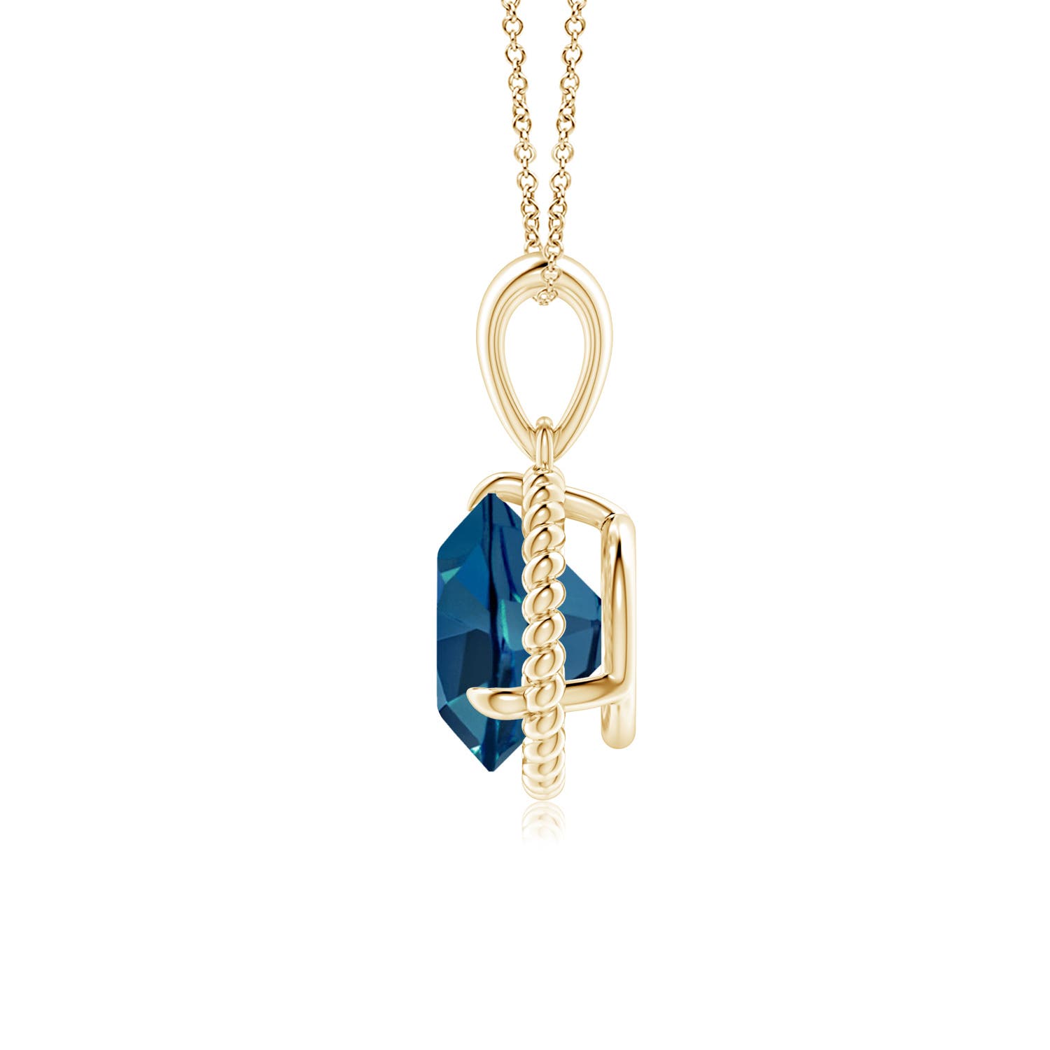 AAA - London Blue Topaz / 2.35 CT / 14 KT Yellow Gold