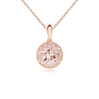 Round AA Morganite