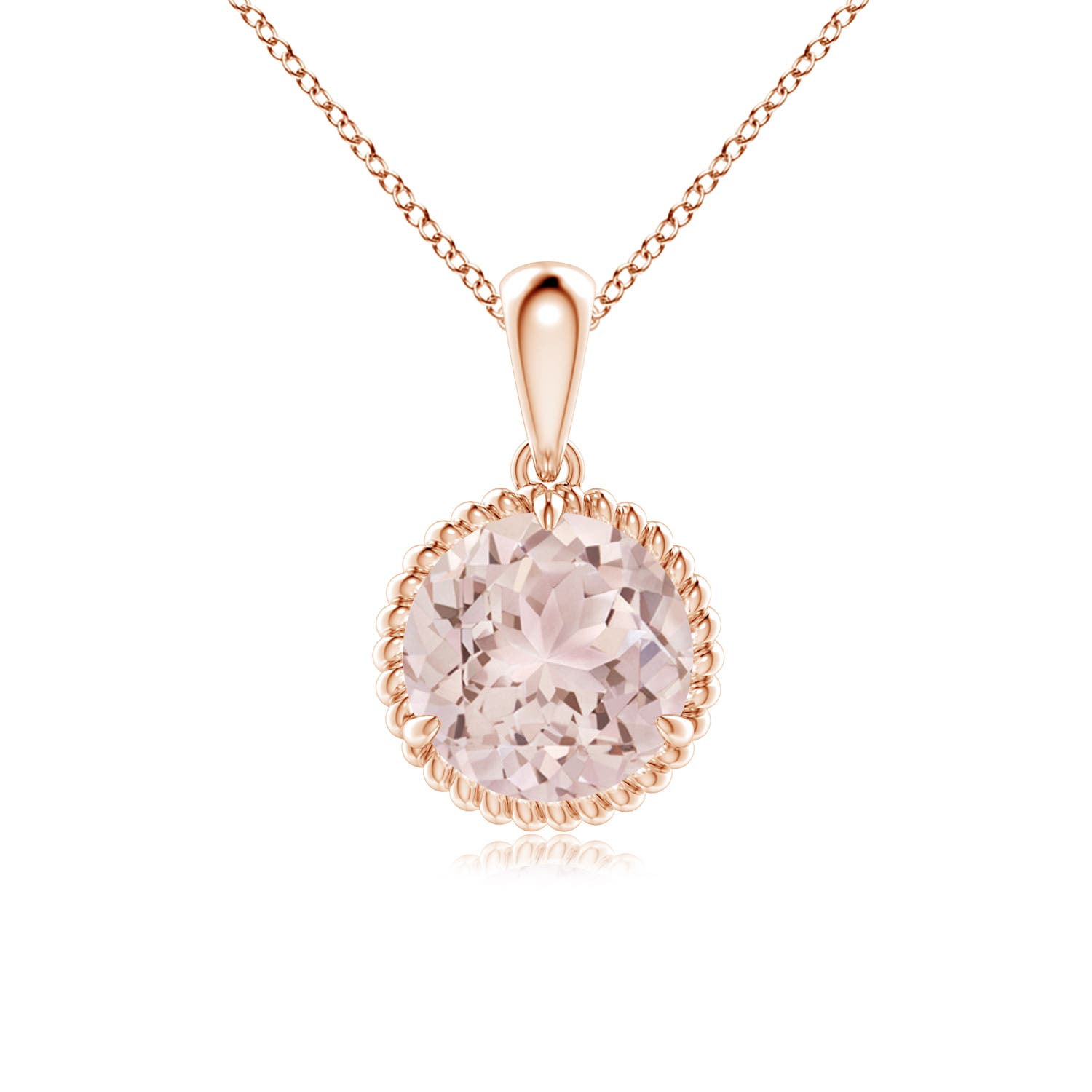 A - Morganite / 1.65 CT / 14 KT Rose Gold