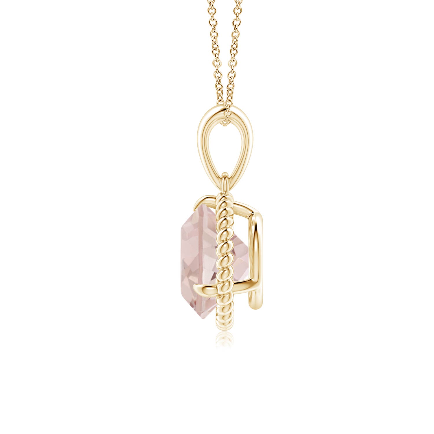 A - Morganite / 1.65 CT / 14 KT Yellow Gold