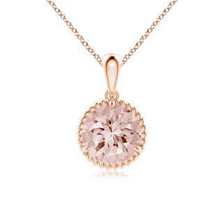 Round AA Morganite