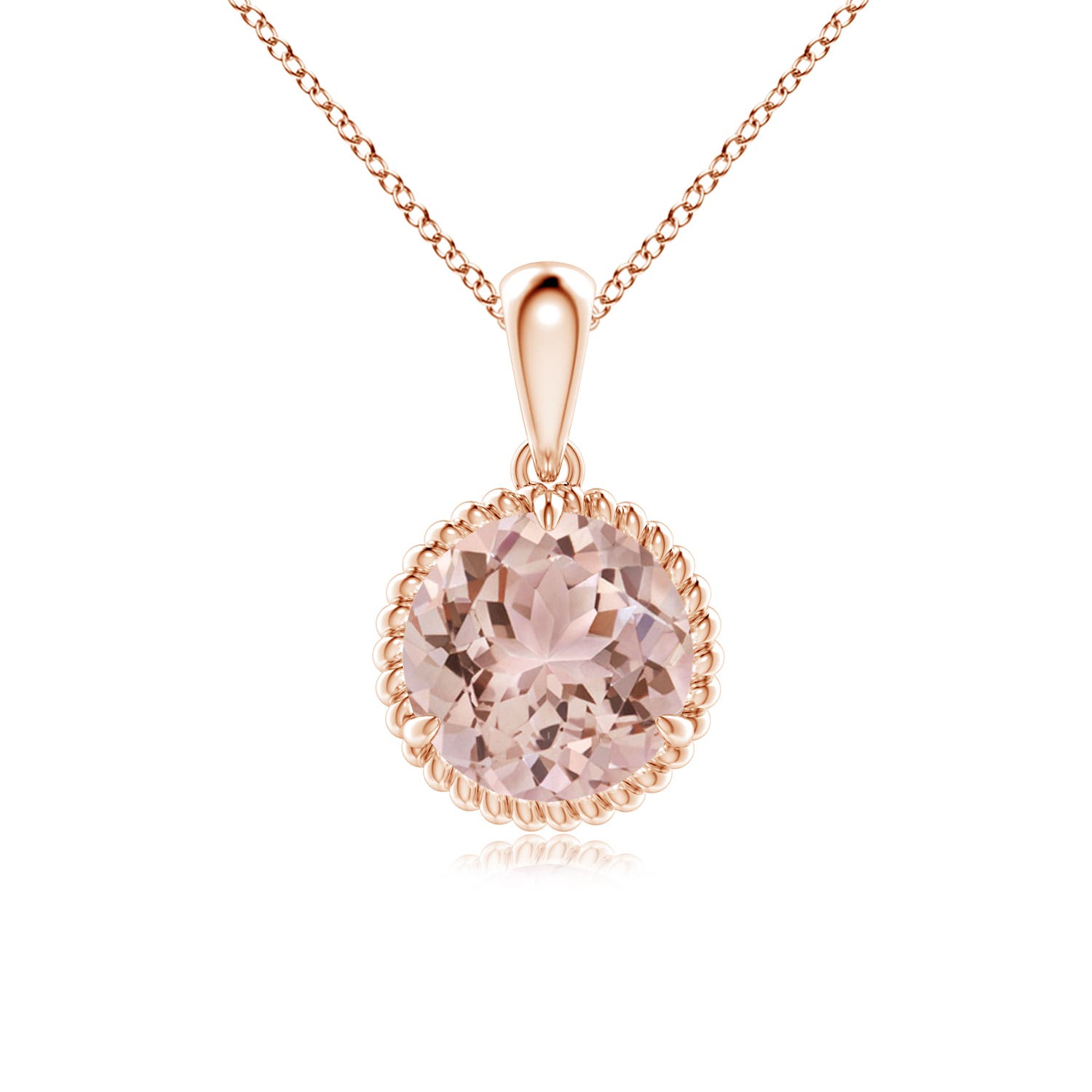 AAA - Morganite / 1.65 CT / 14 KT Rose Gold