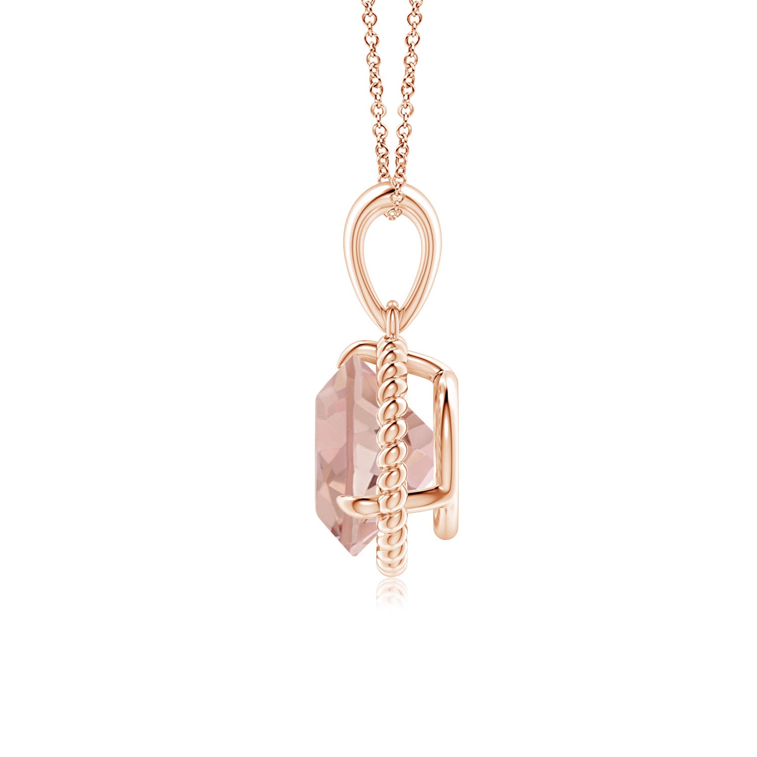 AAA - Morganite / 1.65 CT / 14 KT Rose Gold