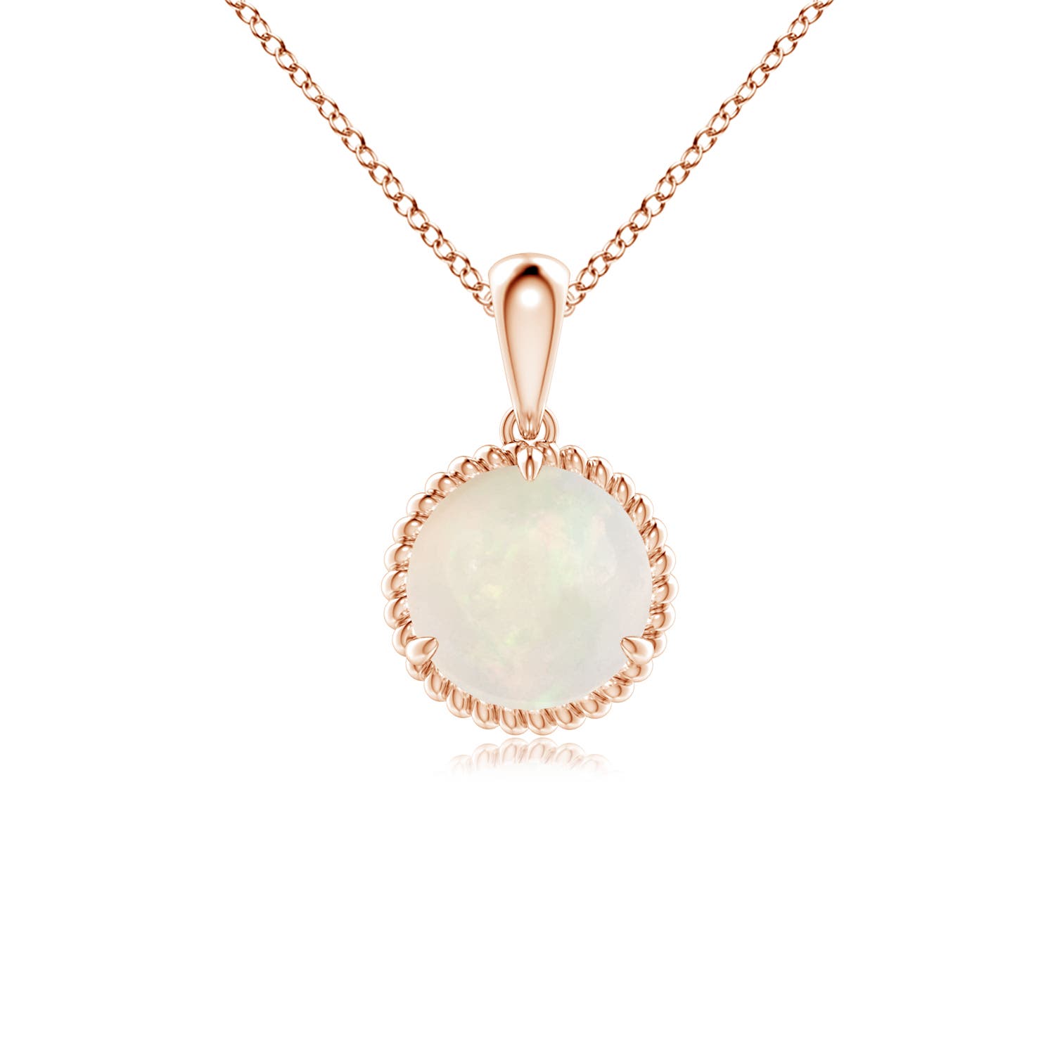 A - Opal / 0.75 CT / 14 KT Rose Gold