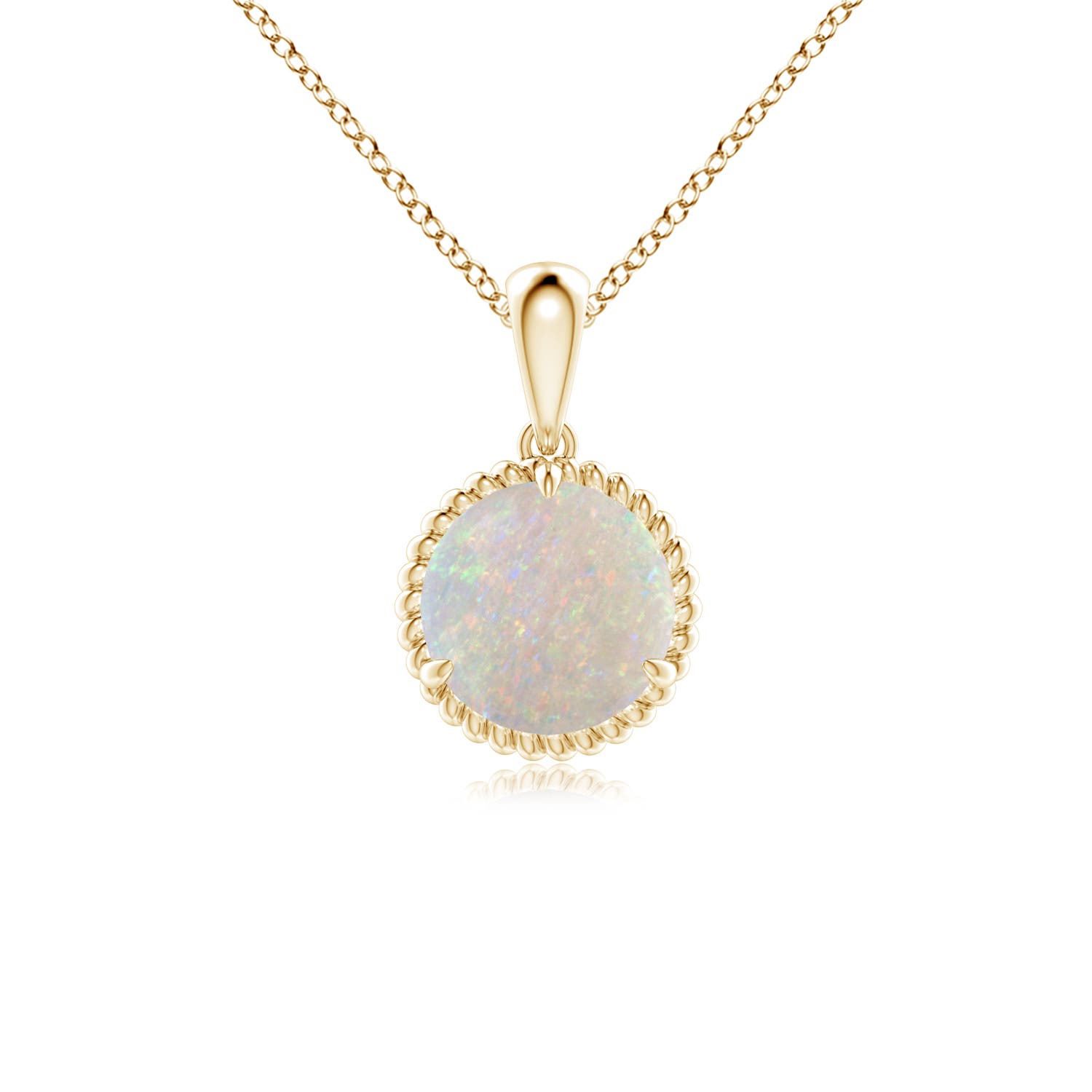 AA - Opal / 0.75 CT / 14 KT Yellow Gold