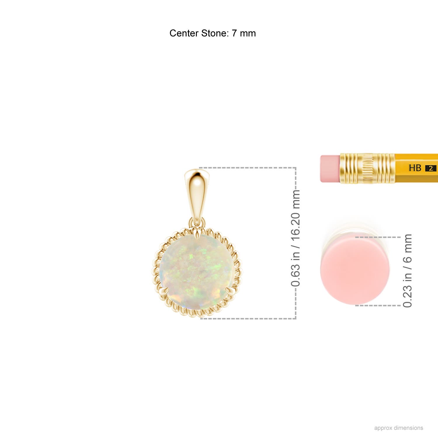 AAA - Opal / 0.75 CT / 14 KT Yellow Gold