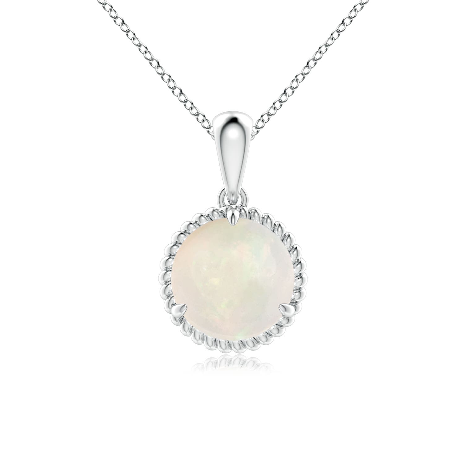 A - Opal / 1.15 CT / 14 KT White Gold