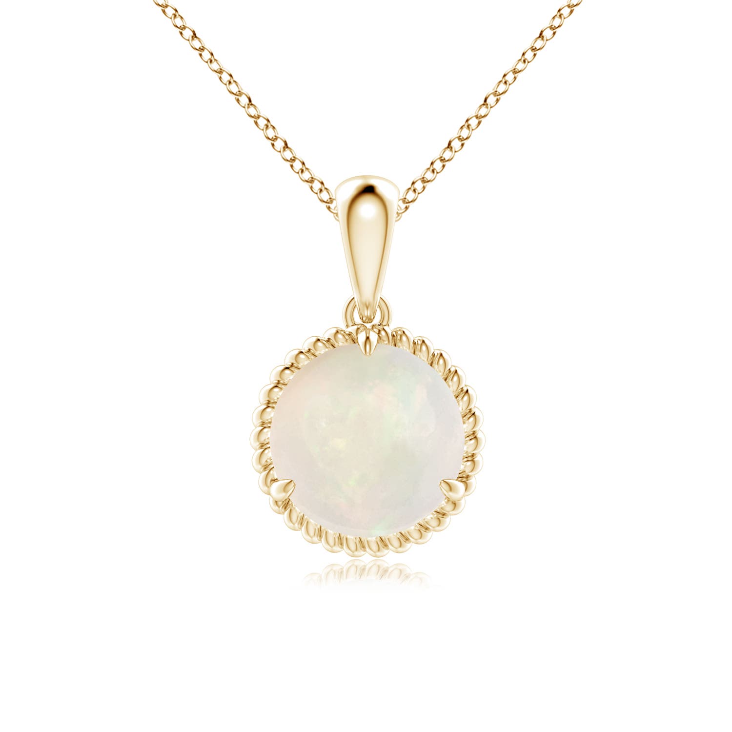 A - Opal / 1.15 CT / 14 KT Yellow Gold