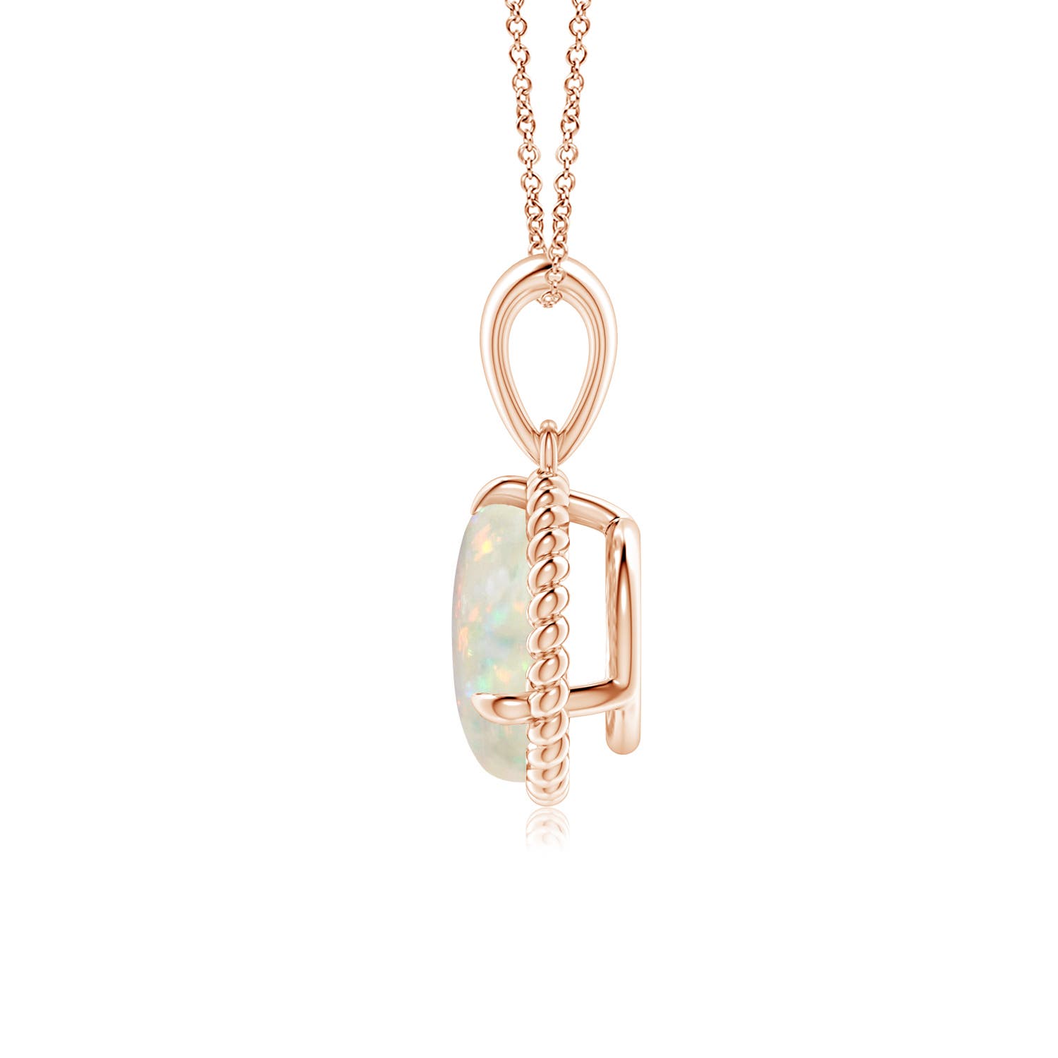 AAA - Opal / 1.15 CT / 14 KT Rose Gold