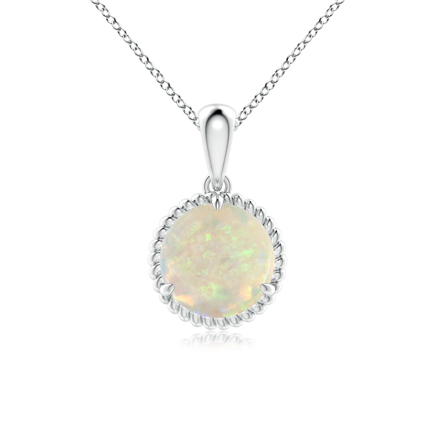 AAA - Opal / 1.15 CT / 14 KT White Gold