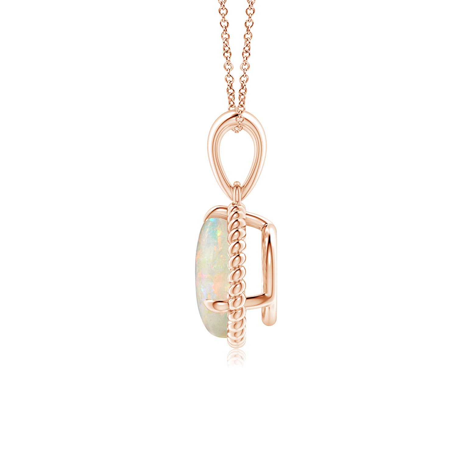 AAAA - Opal / 1.15 CT / 14 KT Rose Gold