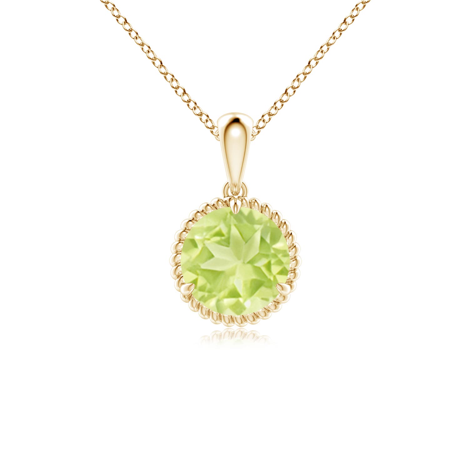 A - Peridot / 1.4 CT / 14 KT Yellow Gold