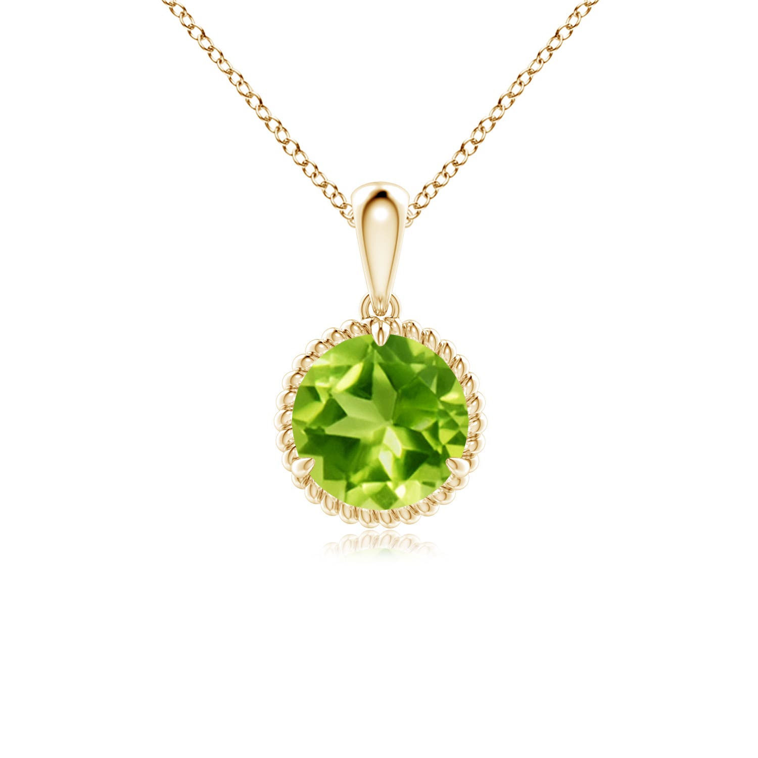 AAA - Peridot / 1.4 CT / 14 KT Yellow Gold