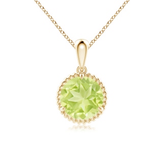 Round A Peridot