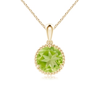 Round AA Peridot