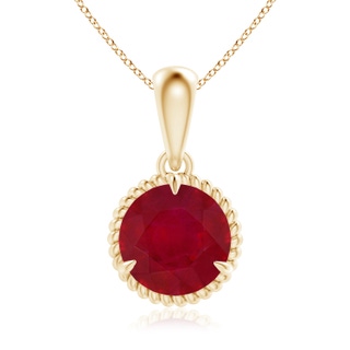Round AA Ruby