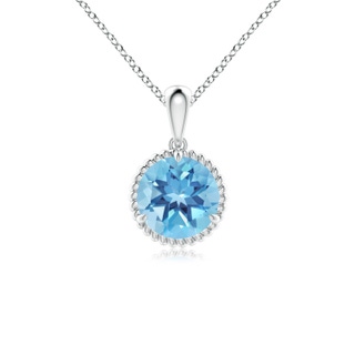 Round A Swiss Blue Topaz