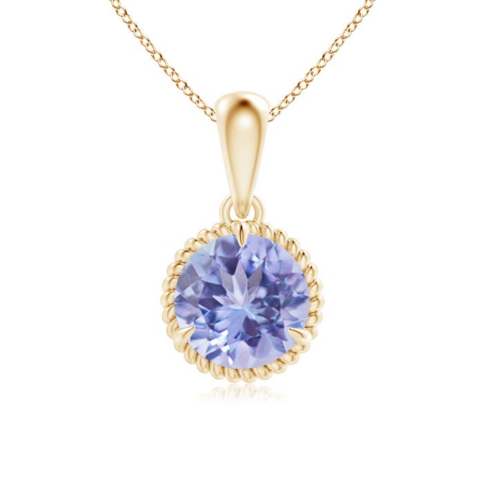 A - Tanzanite / 1.45 CT / 14 KT Yellow Gold