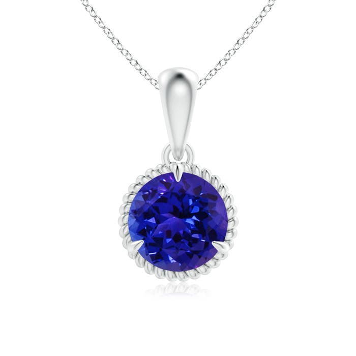 AAAA - Tanzanite / 1.45 CT / 14 KT White Gold