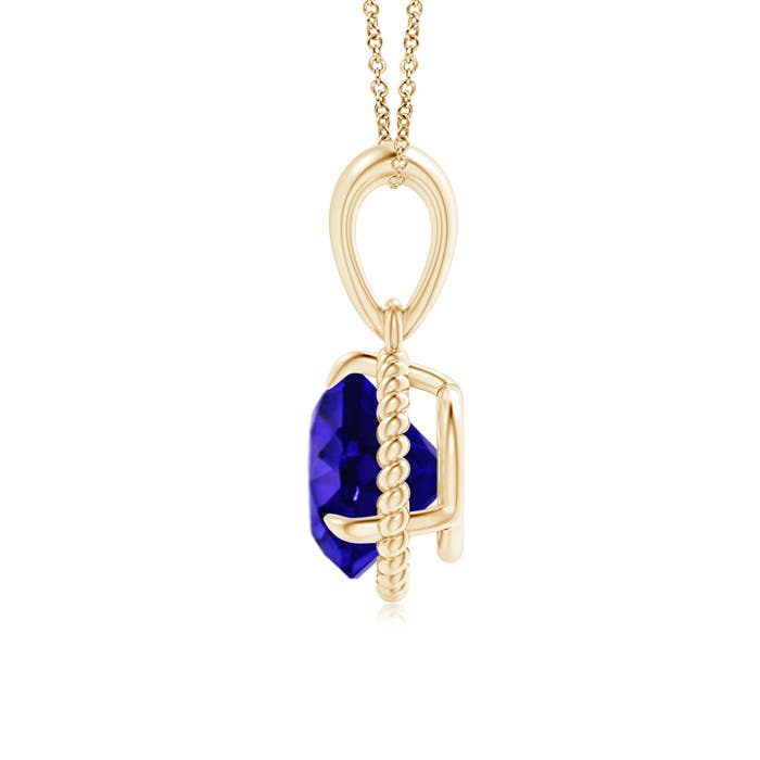 AAAA - Tanzanite / 1.45 CT / 14 KT Yellow Gold