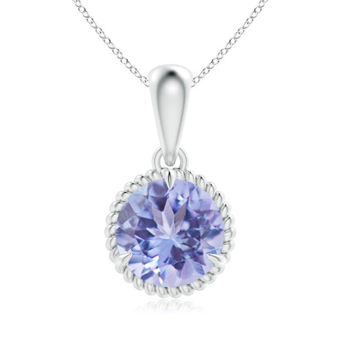 A - Tanzanite / 1.8 CT / 14 KT White Gold