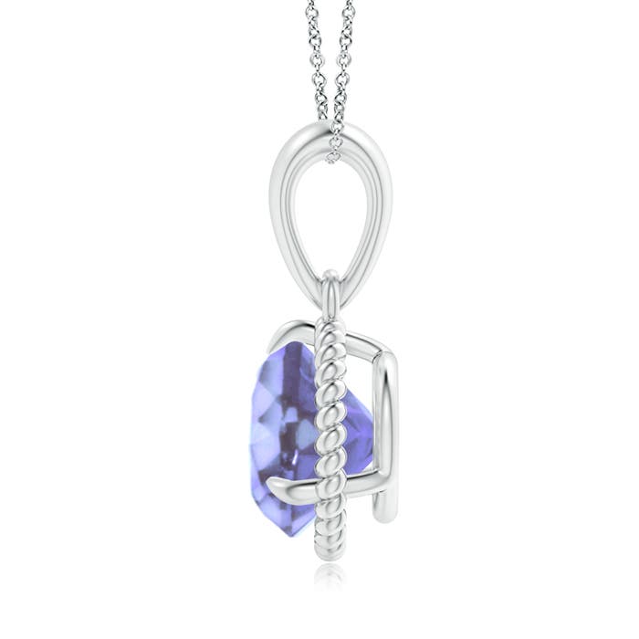 A - Tanzanite / 1.8 CT / 14 KT White Gold