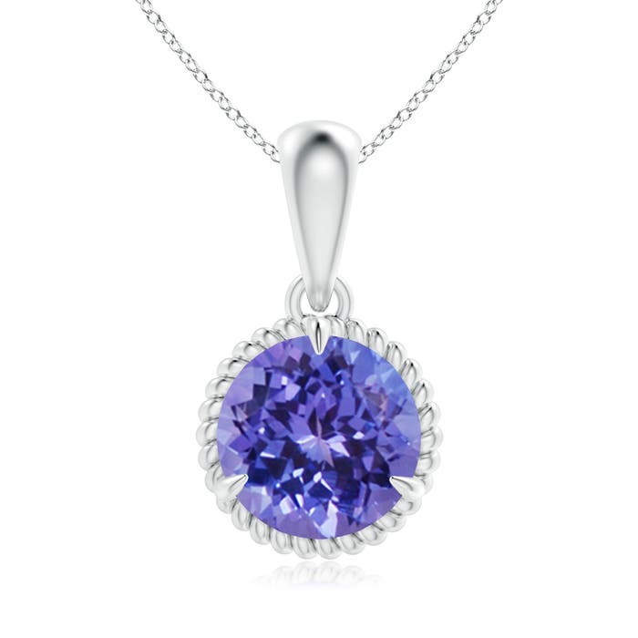 AA - Tanzanite / 1.8 CT / 14 KT White Gold