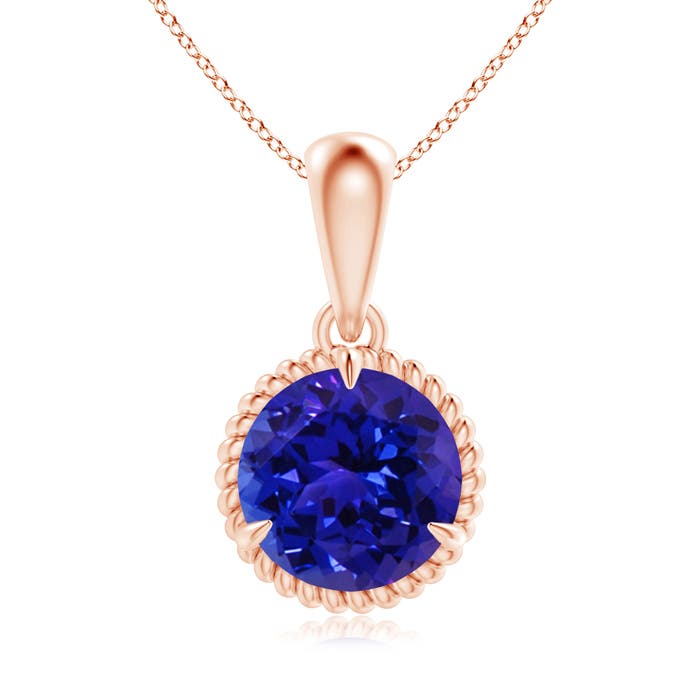 AAAA - Tanzanite / 1.8 CT / 14 KT Rose Gold