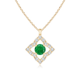 Round AA Emerald