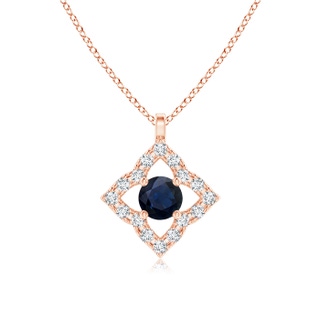Round A Blue Sapphire