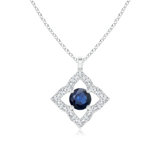 Round AA Blue Sapphire