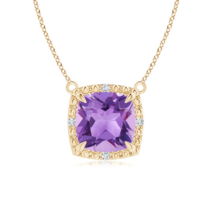 A - Amethyst / 1.37 CT / 14 KT Yellow Gold