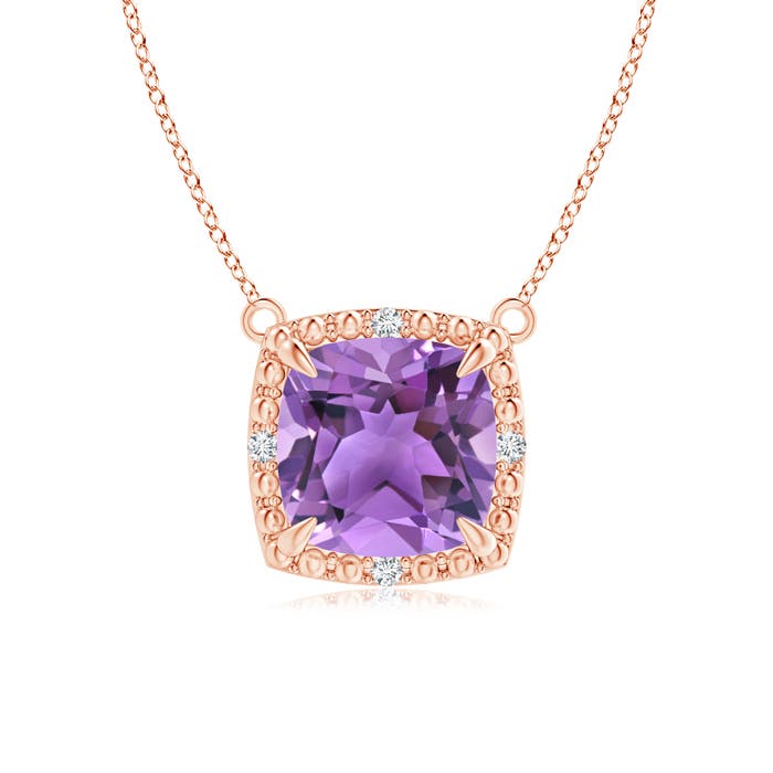 AA - Amethyst / 1.37 CT / 14 KT Rose Gold